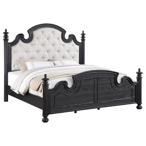 Coaster Furniture Celina King Upholstered Panel Bed 224761KE IMAGE 1