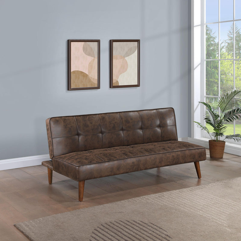 Coaster Furniture Jenson Leather Look Sofabed 360237 IMAGE 2