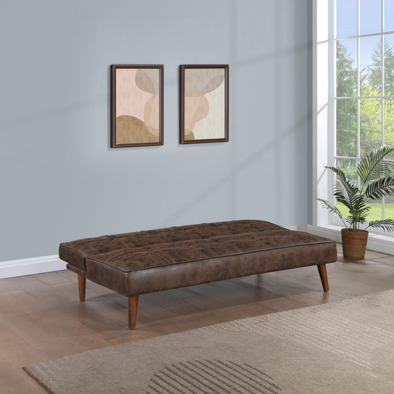Coaster Furniture Jenson Leather Look Sofabed 360237 IMAGE 3