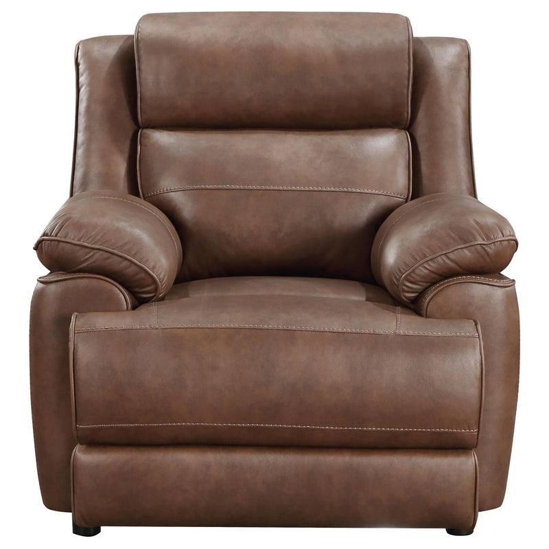 Coaster Furniture Ellington Stationary Leather Match Chair 508283 IMAGE 3