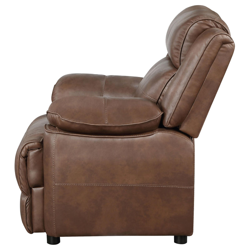 Coaster Furniture Ellington Stationary Leather Match Chair 508283 IMAGE 5