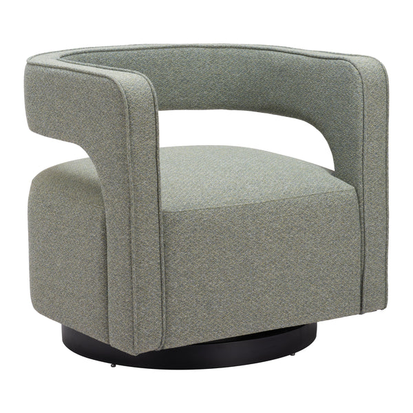 Zuo Turku Swivel Fabric Chair 110013 IMAGE 1