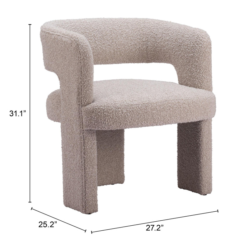 Zuo Java Stationary Fabric Accent Chair 109989 IMAGE 10