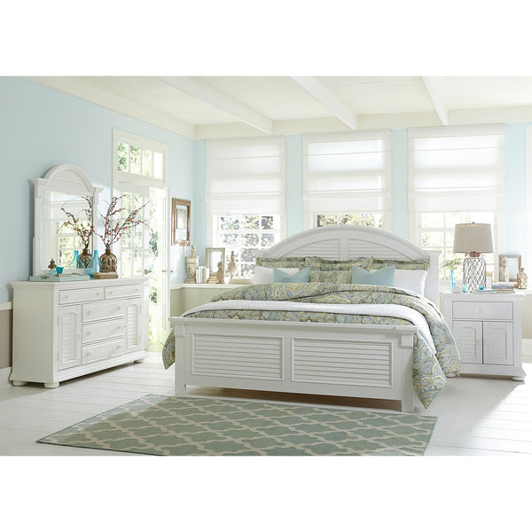 Liberty Furniture Industries Inc. Summer House I 607-BR-QPBDMC 6 pc Queen Panel Bedroom Set IMAGE 1