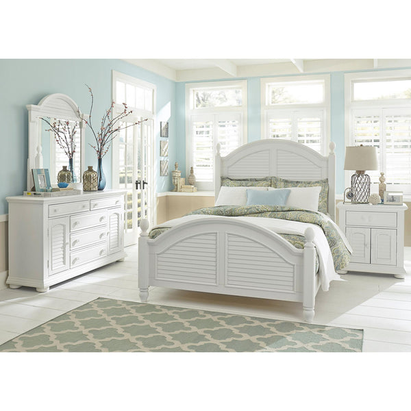 Liberty Furniture Industries Inc. Summer House I 607-BR-QPSDM 5 pc Queen Poster Bedroom Set IMAGE 1
